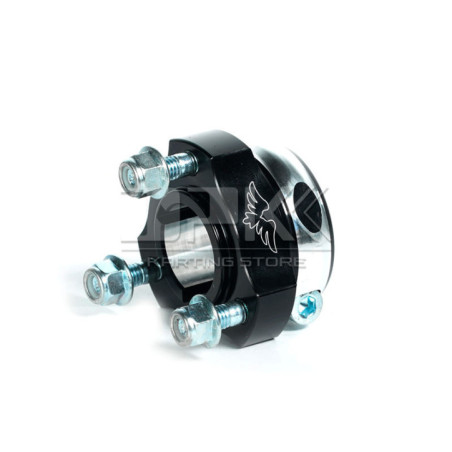 BUJE TRASERO CORTO ø30 X35MM. ANOD. NEGRO