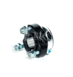 BUJE TRASERO CORTO ø30 X35MM. ANOD. NEGRO