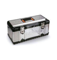 CAJA DE ACERO INOXIDABLE Y MATERIAL PLASTICO CON BANDEJA EXTRAIBLE